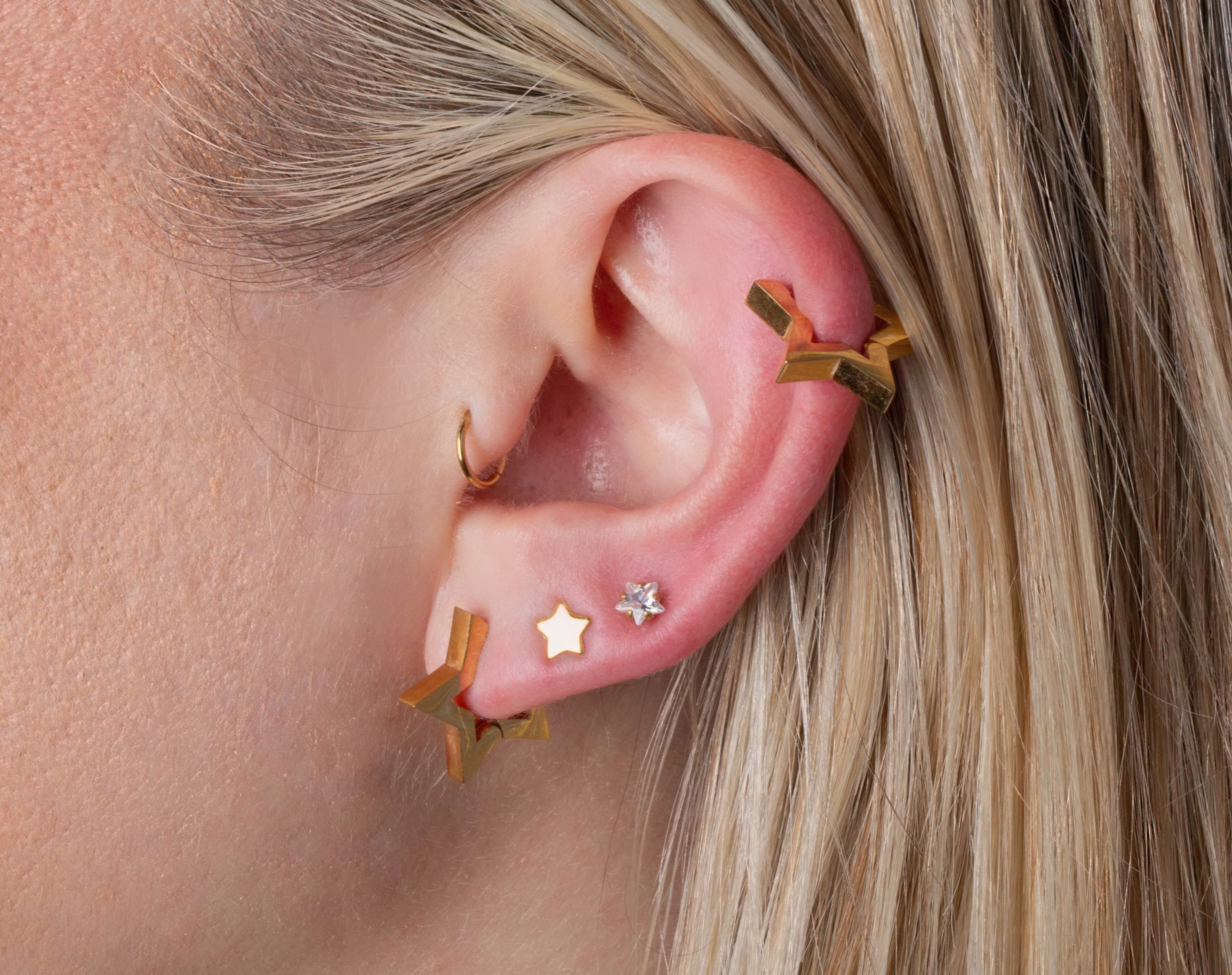 lanie ラニー✧✧✧うさぎ ボディピアスTragus clicker 18G うさぎ ® Tragus clicker silver925 18G #LJ23084P 16G#LJ23085P