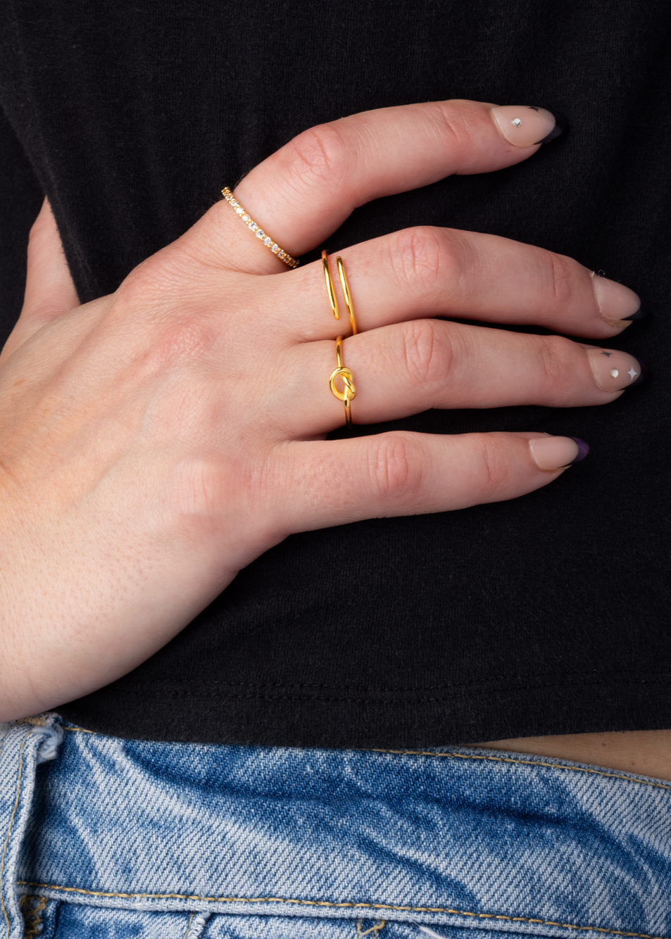 Wrap Ring - Gold Plated 925 Sterling Silver