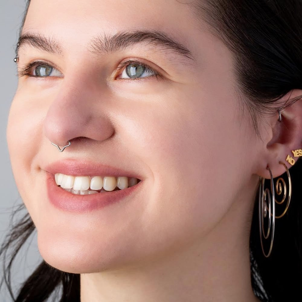 Star Shaped Hinged Segment Ring - F136 Implant Grade Titanium