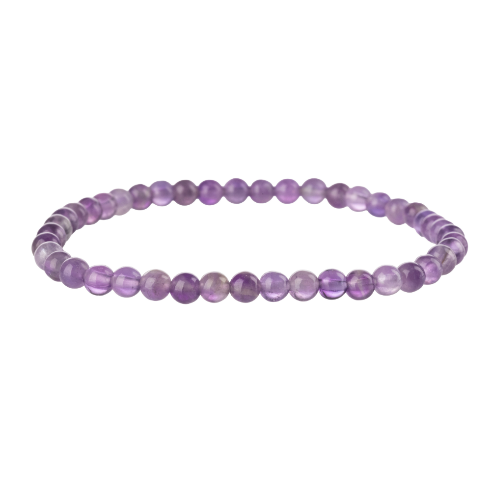 Amethyst Natural Stone Bead Stretch Bracelet