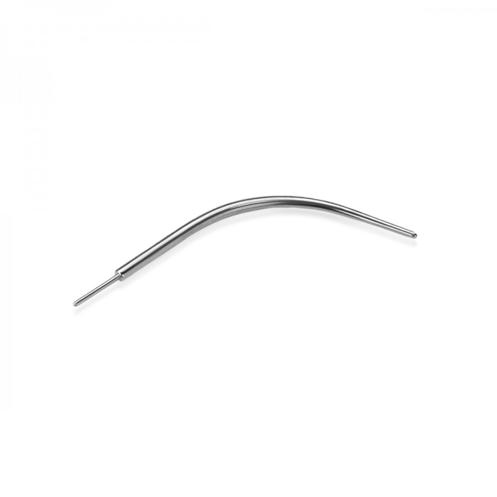Curved Threadless Jewelry Applicator - 316L Stainless Steel