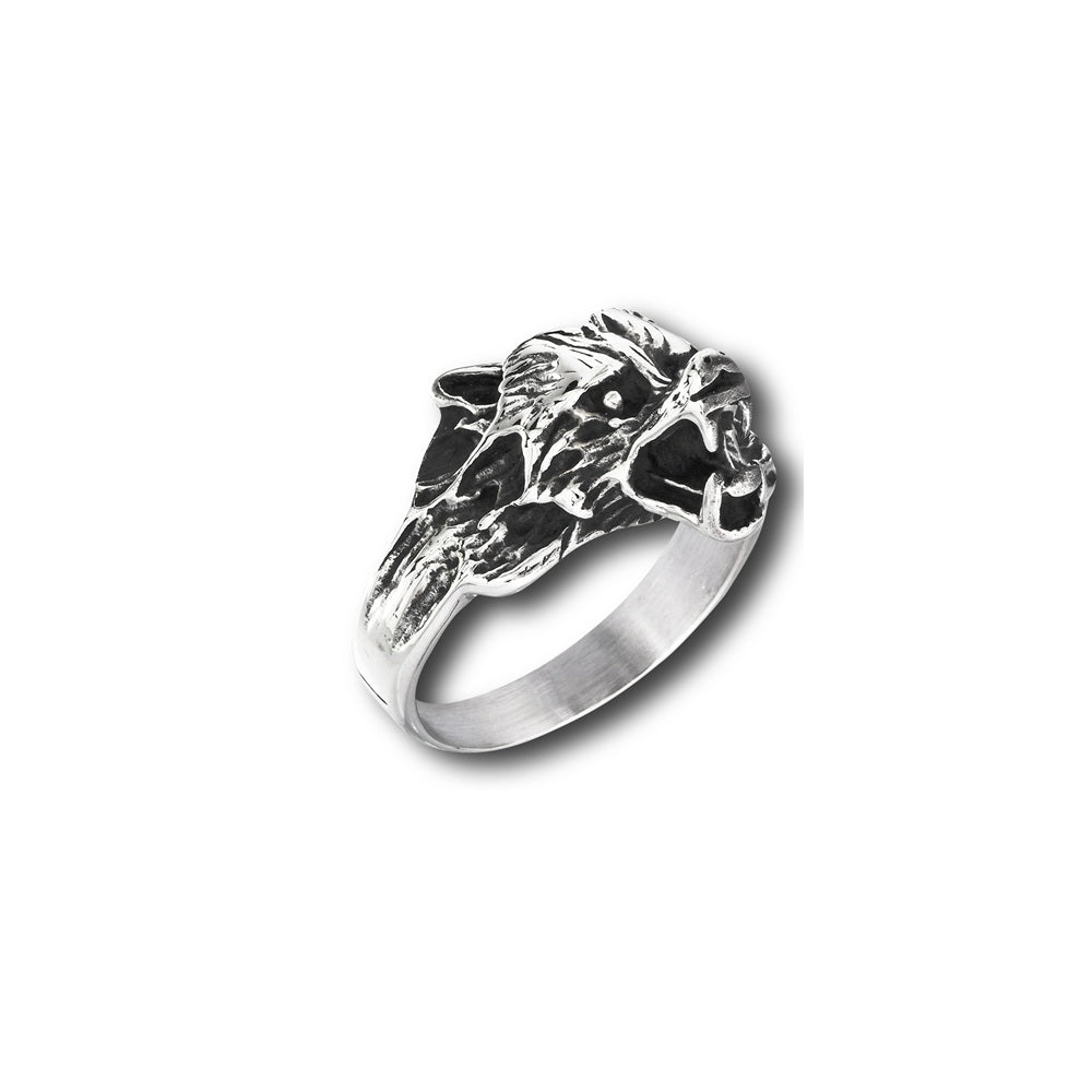 Wolf Ring - Stainless Steel