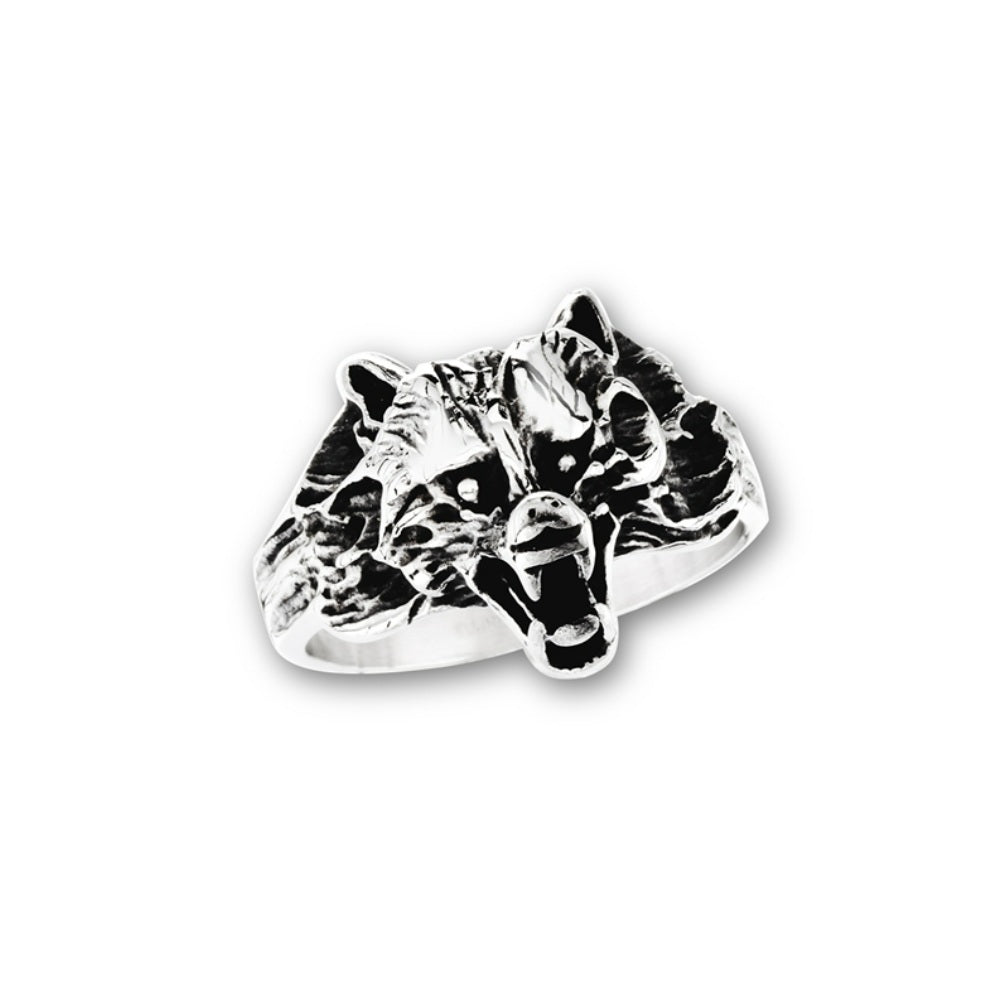 Wolf Ring - Stainless Steel