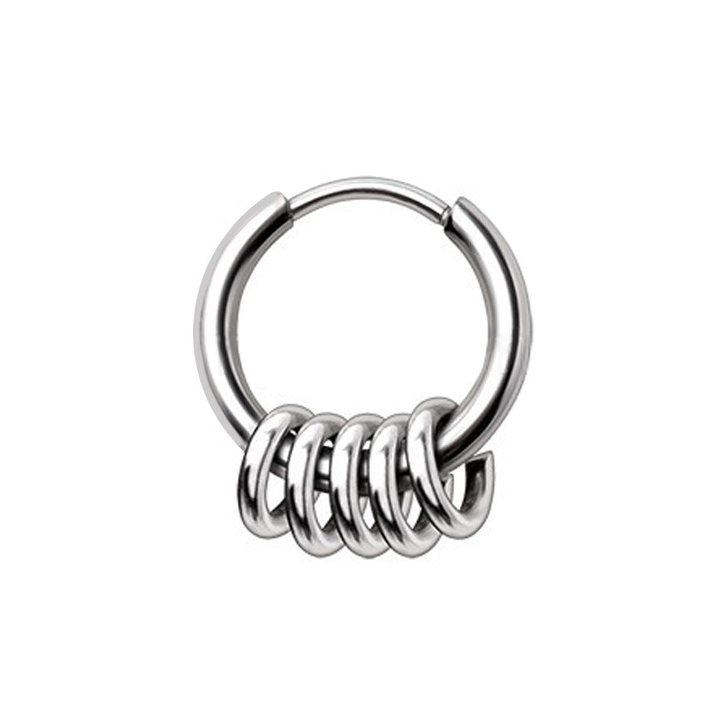 Multi Rings Circular Hinged Segment Clicker Ring
- 316L Stainless Steel