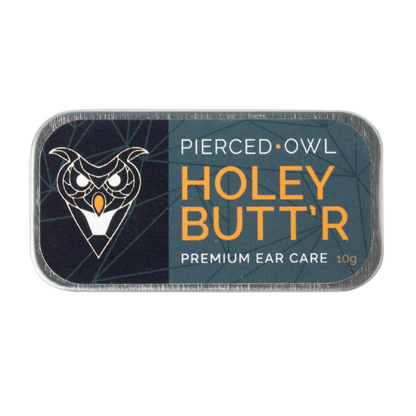 Holey Butt'r Premium Stretched Ear Lobe Cream, Vegan, 10g / .35 ounce