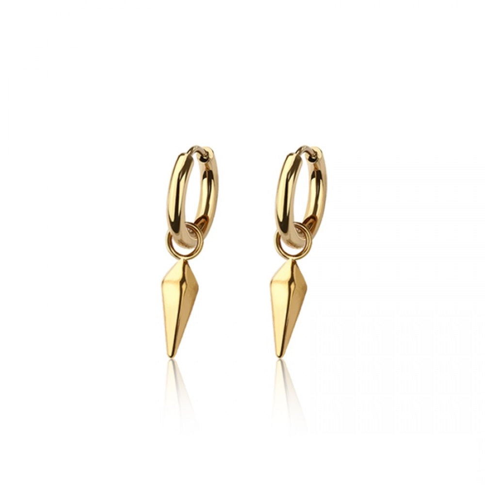 2 Stuks Unisex Punk Rock Persoonlijkheid Rvs Spike Klinknagel Scherpe Kegel Taper Mannen Stud Oorbellen 2 Stuks Unisex Punk Rock Persoonlijkheid Rvs Spike Klinknagel Scherpe Kegel Taper Mannen Stud Oorbellen