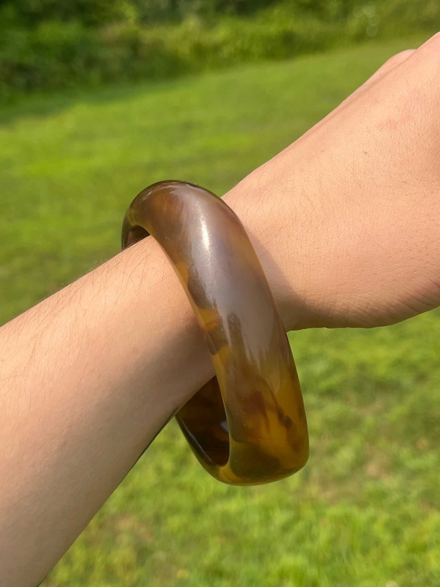 Chunky Square Bangle Bracelet