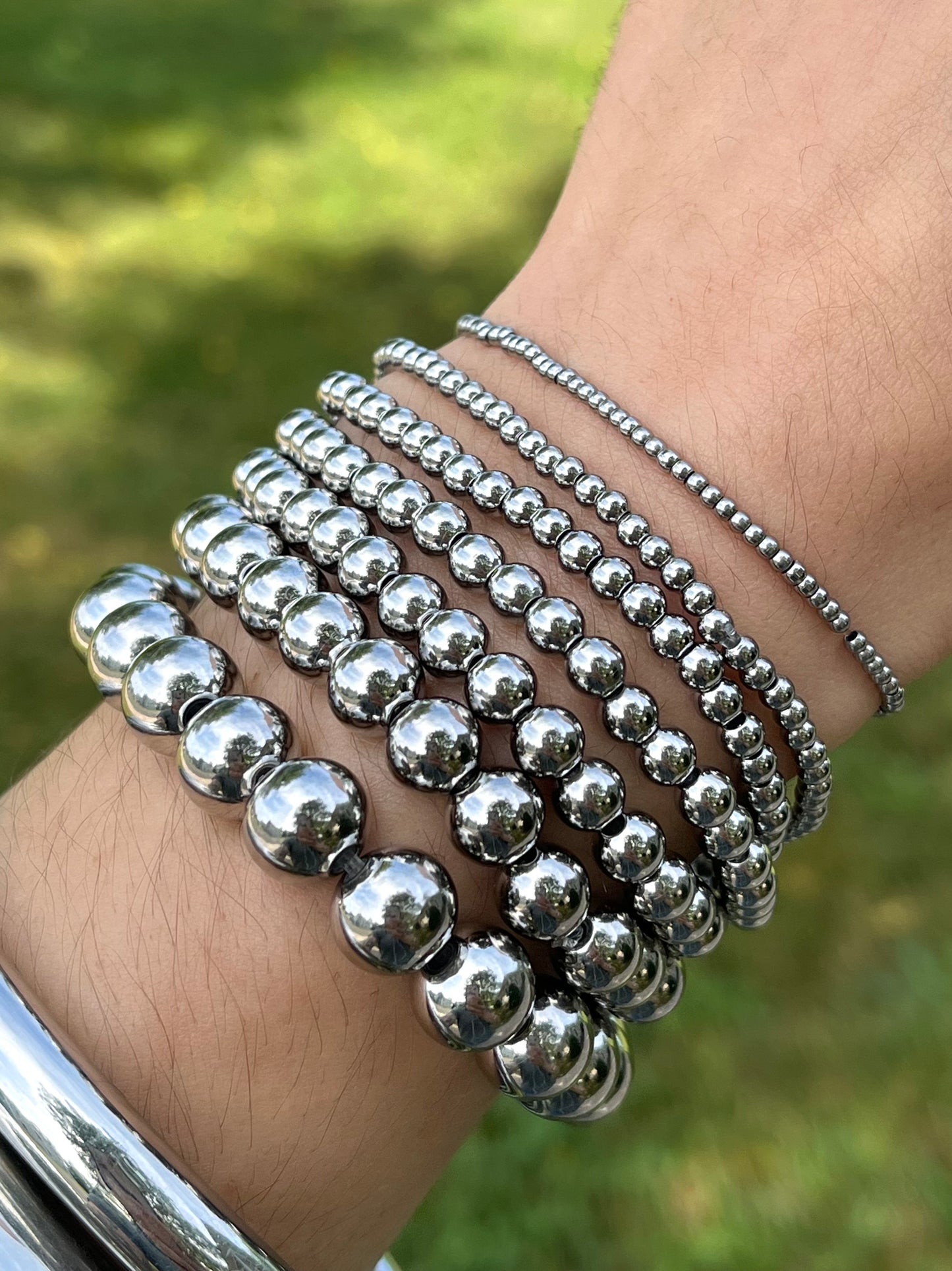Ball Stretch Bracelet - Stainless Steel