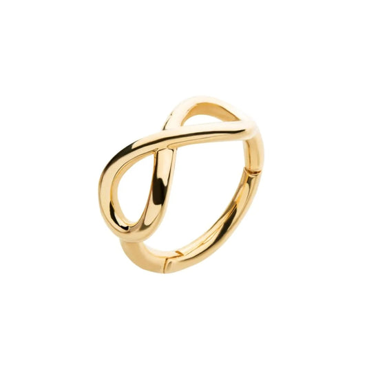 Infinity Symbol Side Facing Hinged Segment Clicker - 14kt Gold