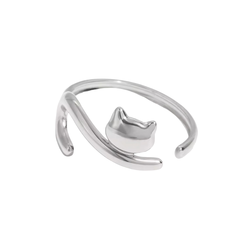 Adjustable Cat Ring - Stainless Steel