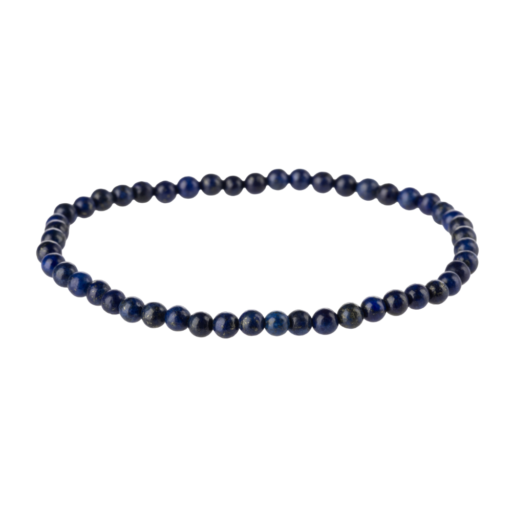 Lapis Lazuli Stone Bead Stretch Bracelet