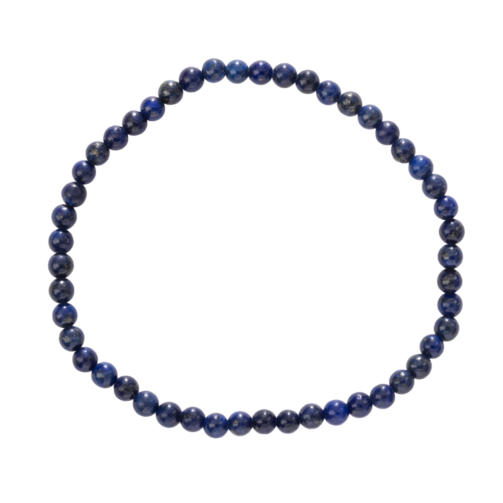 Lapis Lazuli Stone Bead Stretch Bracelet