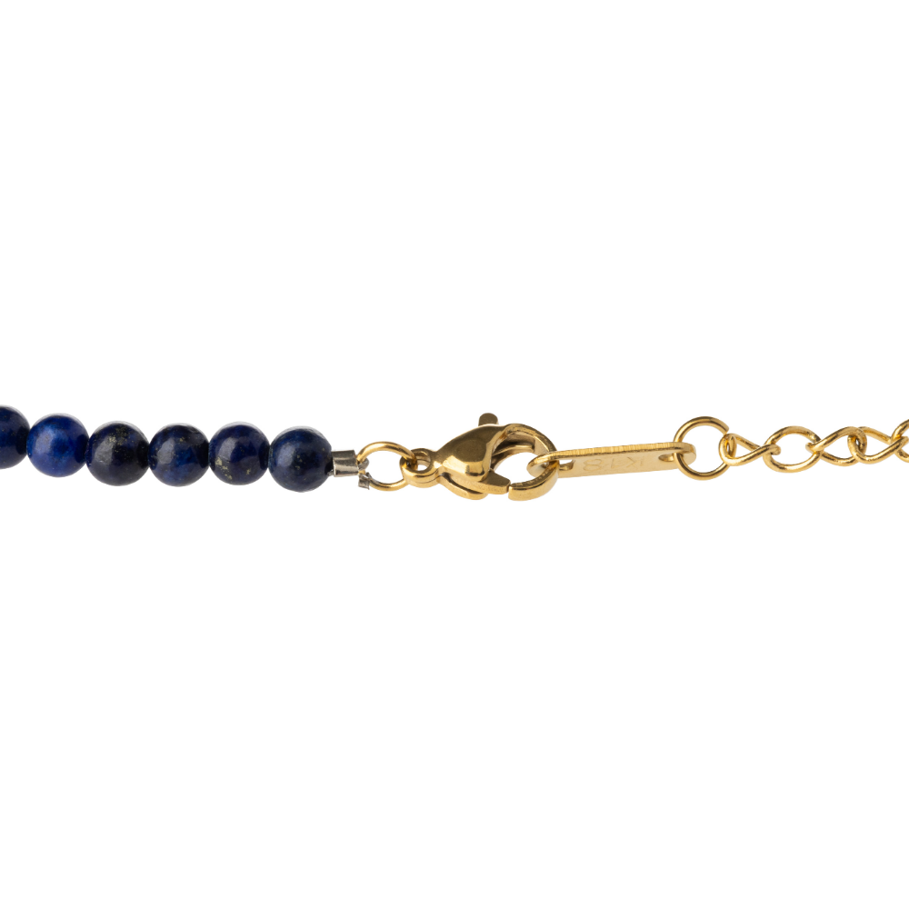 Lapis Lazuli Natural Stone Bead Necklace