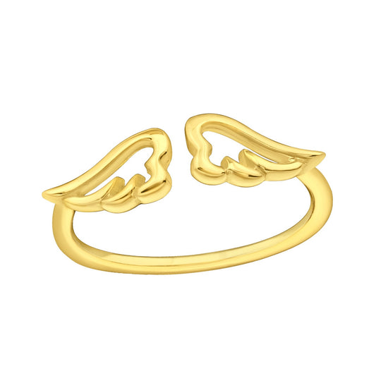 Angel Wing Midi Ring - 925 Sterling Silver