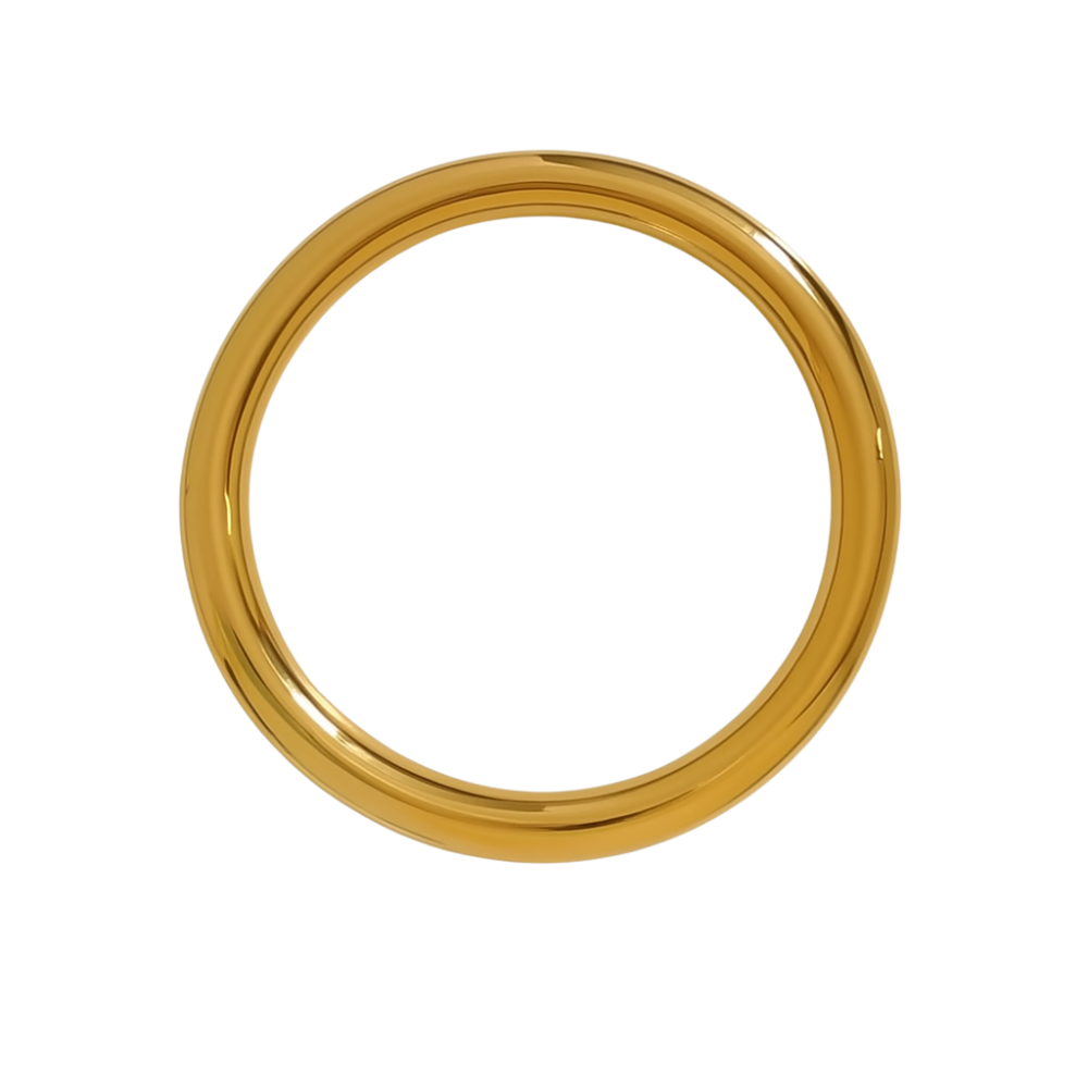 Polished Bangle Bracelet - Stainless Steel