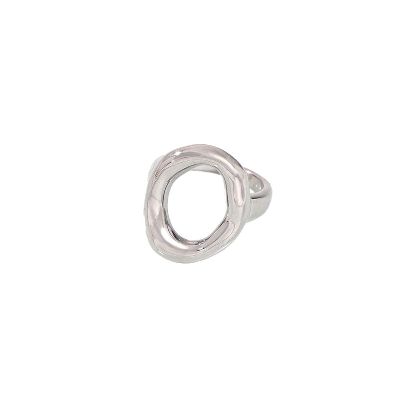 Open Oval Ring - Stainless Steel