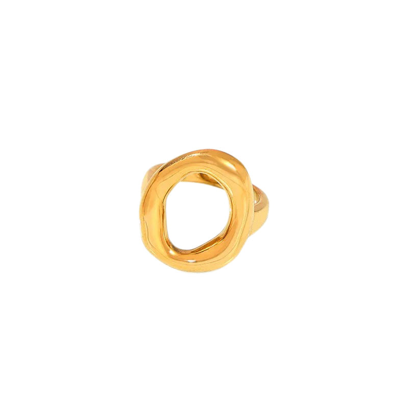 Open Oval Ring - Stainless Steel