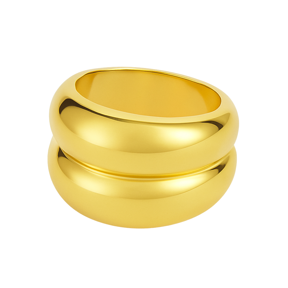 Double Dome Ring - 316L Stainless Steel