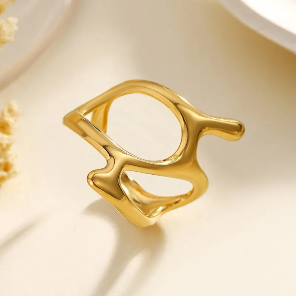 Open Dripping Design Adjustable Ring - 304 Stainless Steel
