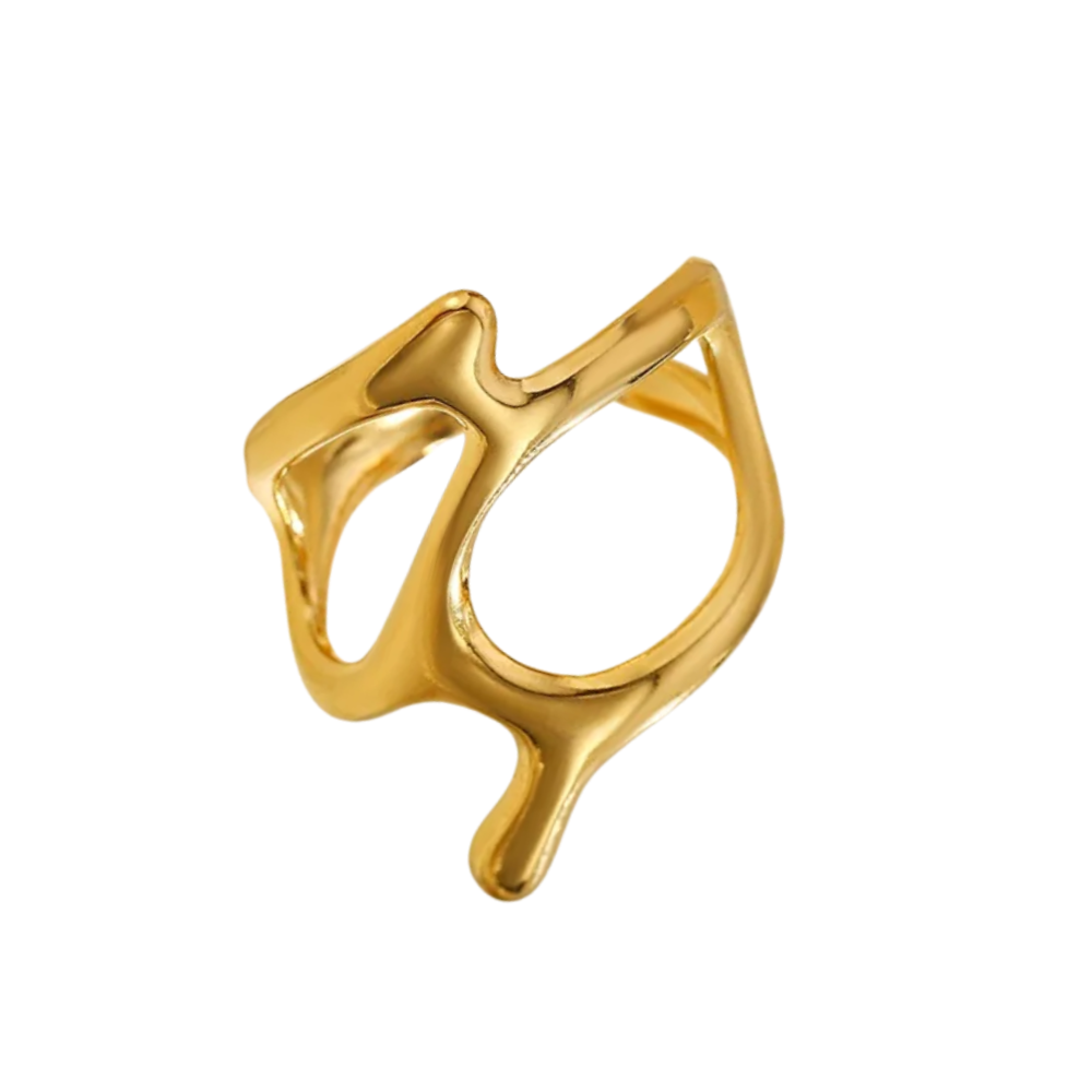 Open Dripping Design Adjustable Ring - 304 Stainless Steel
