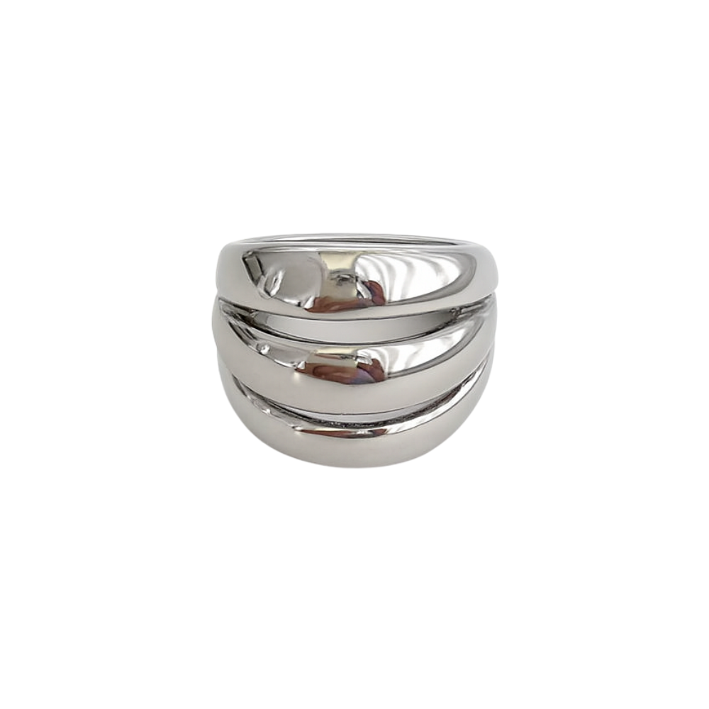 Triple Dome Ring - 316L Stainless Steel