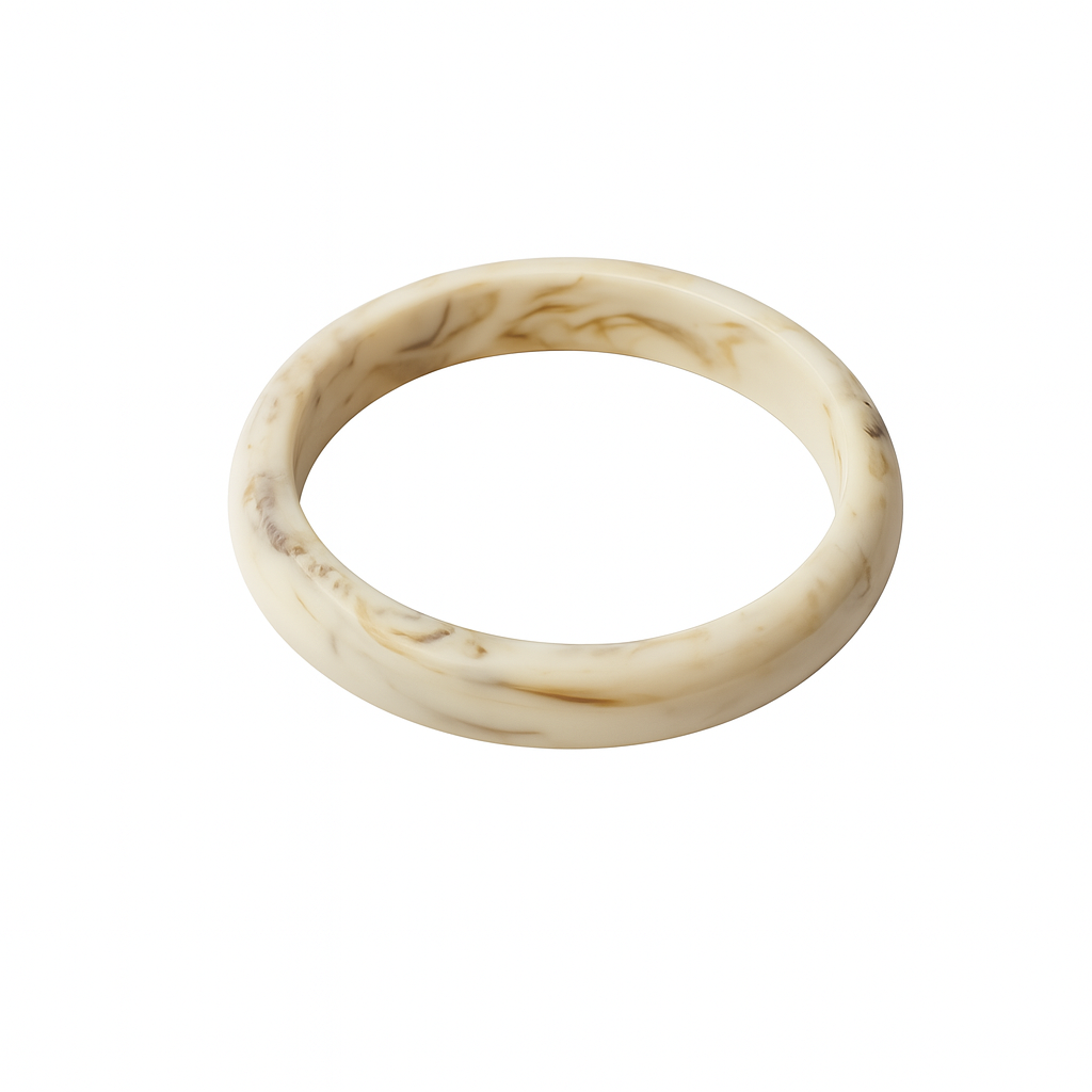 Marbled Pattern Bangle Bracelet
