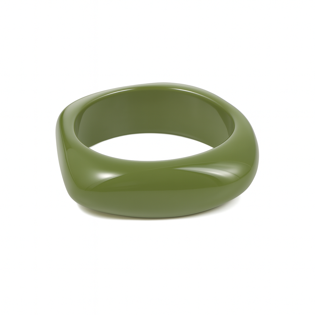 Chunky Square Bangle Bracelet