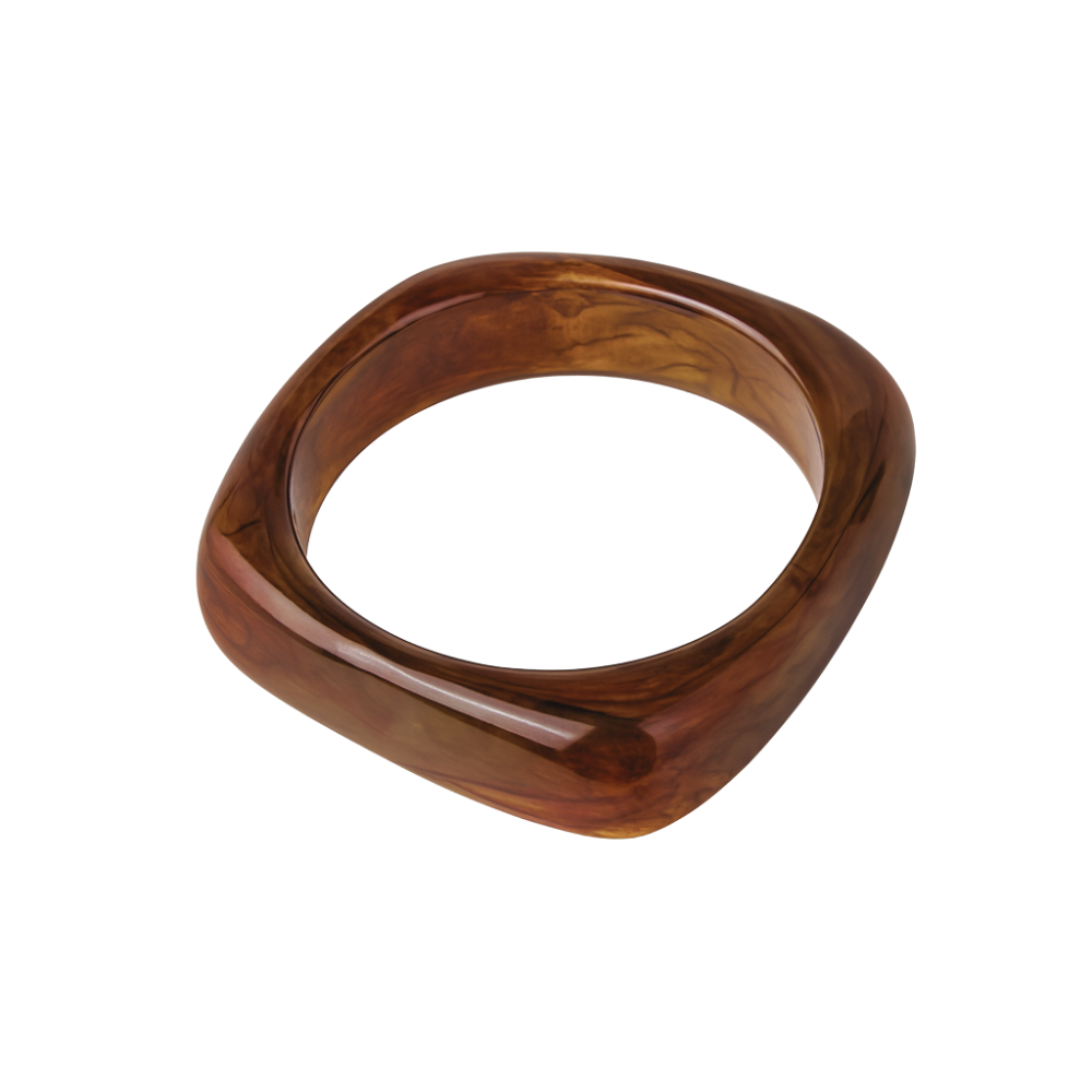 Chunky Square Bangle Bracelet