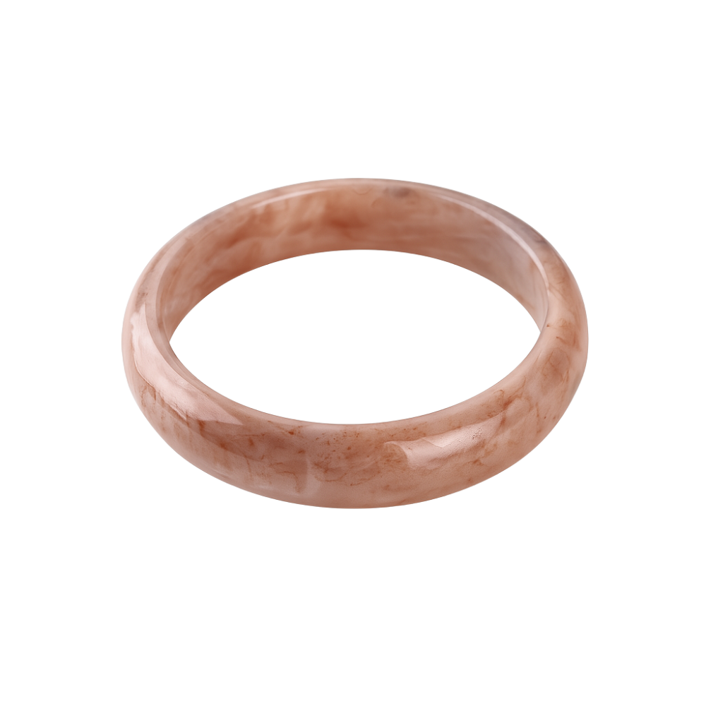 Marbled Pattern Bangle Bracelet