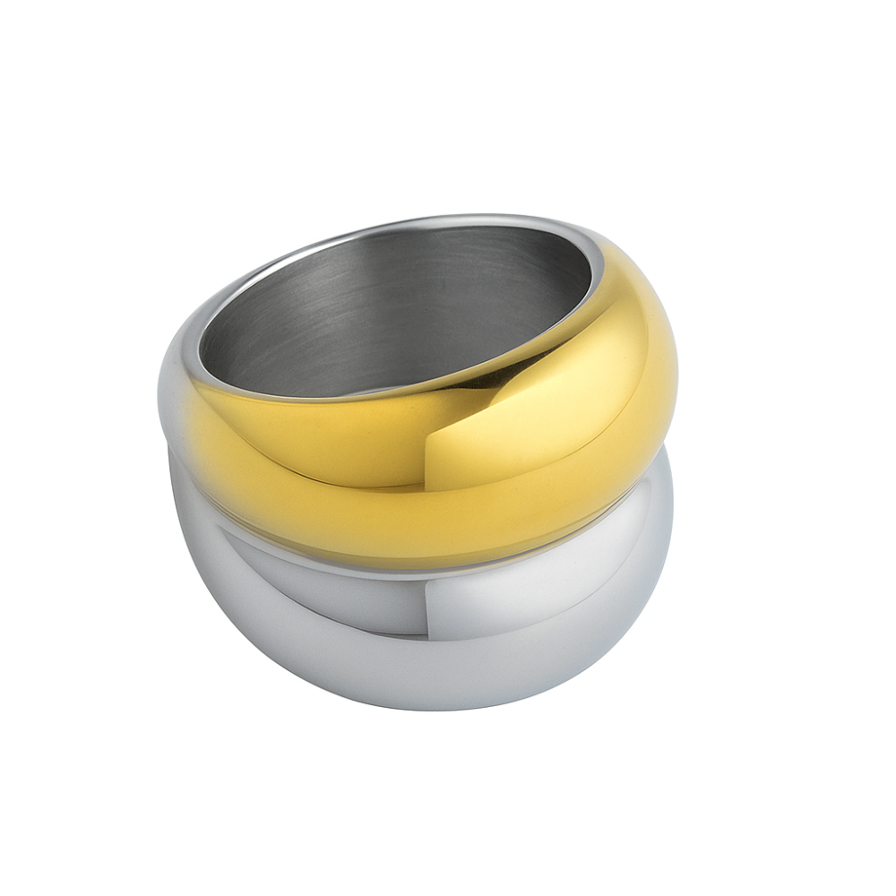 Double Dome Ring - 316L Stainless Steel