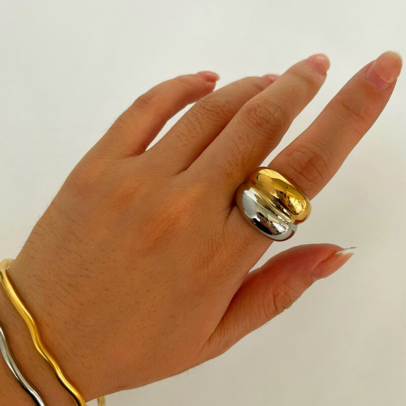 Double Dome Ring - 316L Stainless Steel