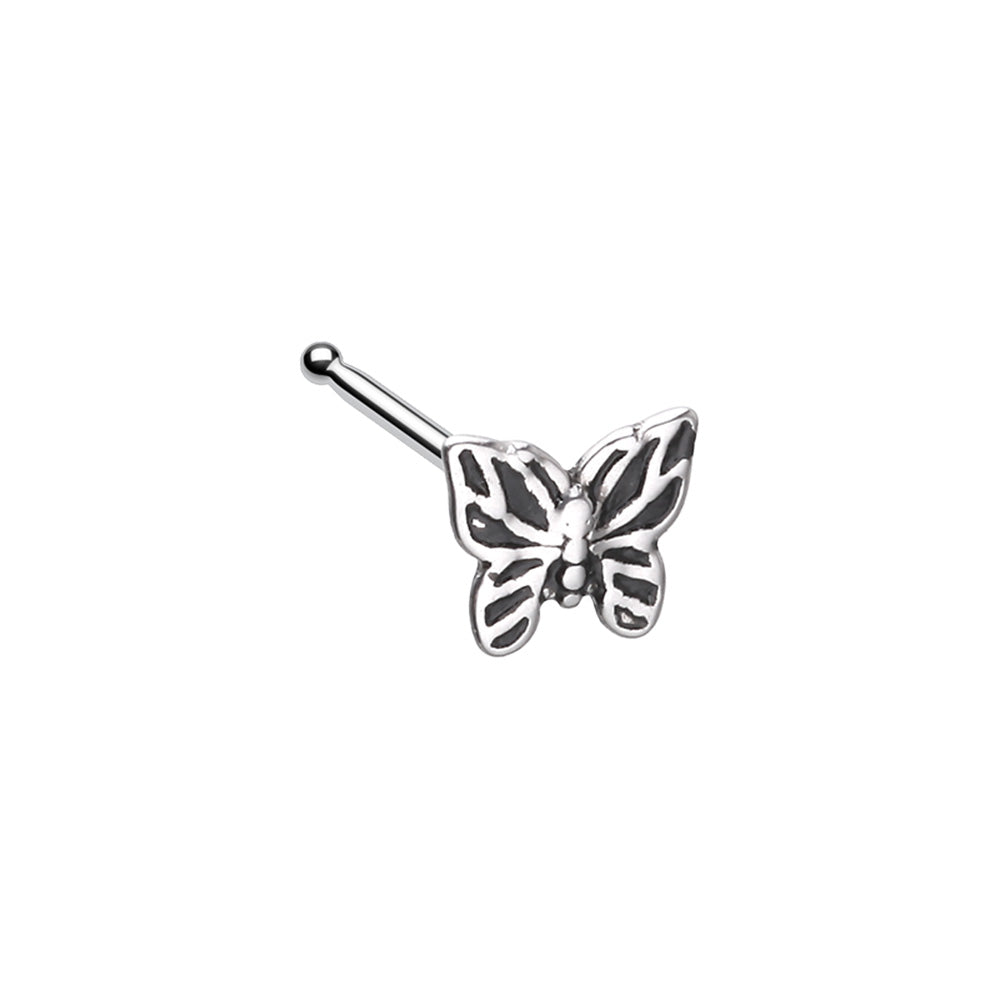 Butterfly Nose Bone Stud - 316L Stainless Steel