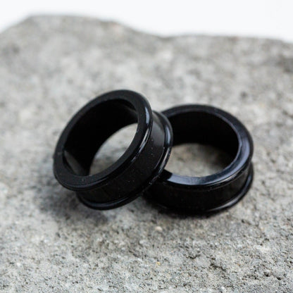 Ultra Soft Flexible Silicone Double Flared Tunnels - Pair