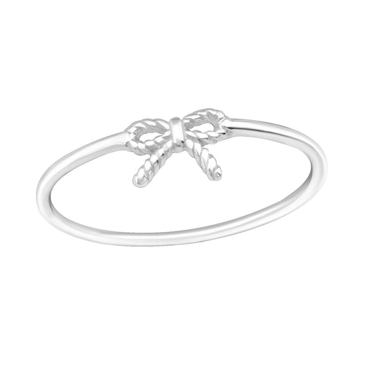 Bow Knot Ring - 925 Sterling Silver