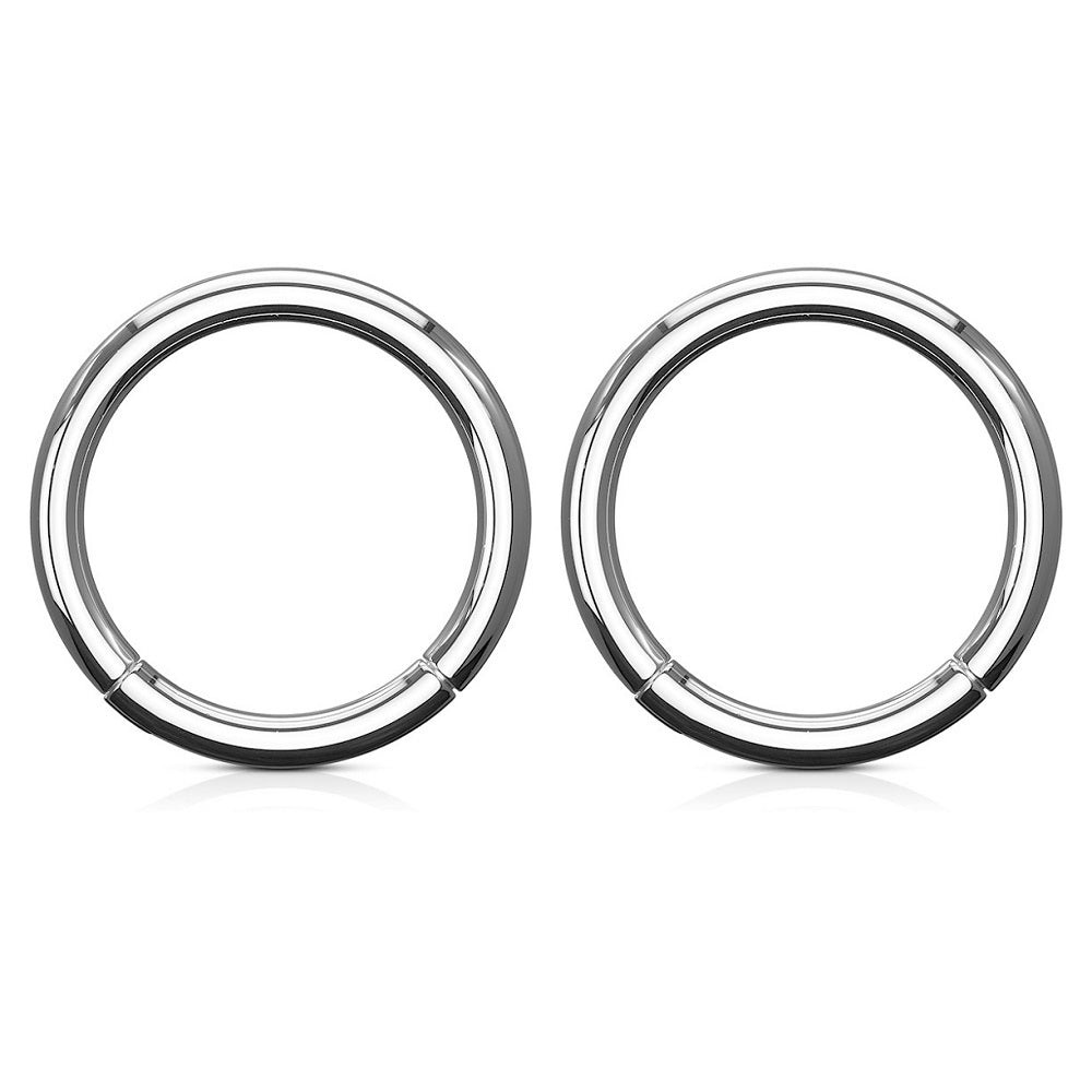 Hinged Segment Rings - Pair - 316L Stainless Steel