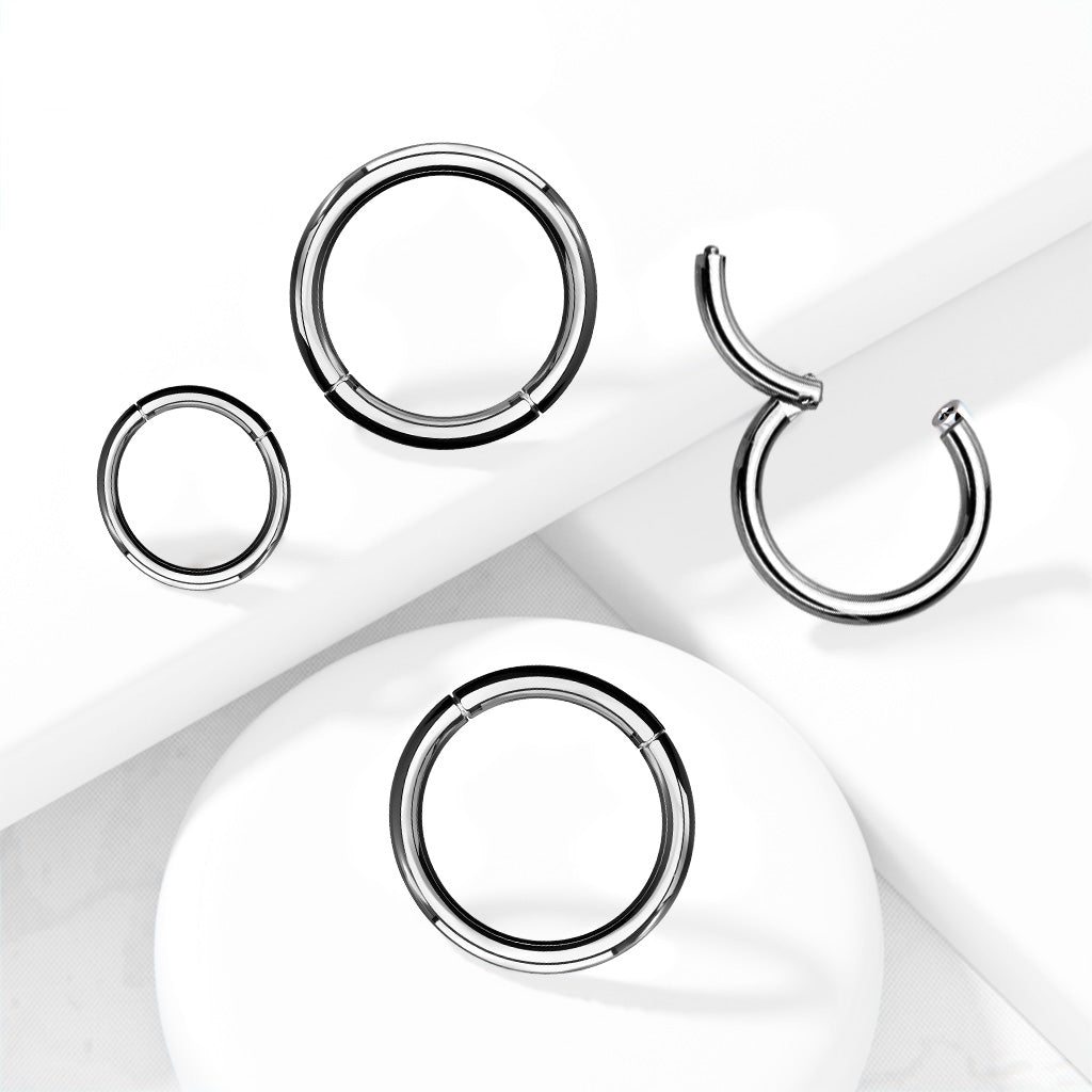 Hinged Segment Clicker Ring - ASTM F-136 Implant Grade Titanium
