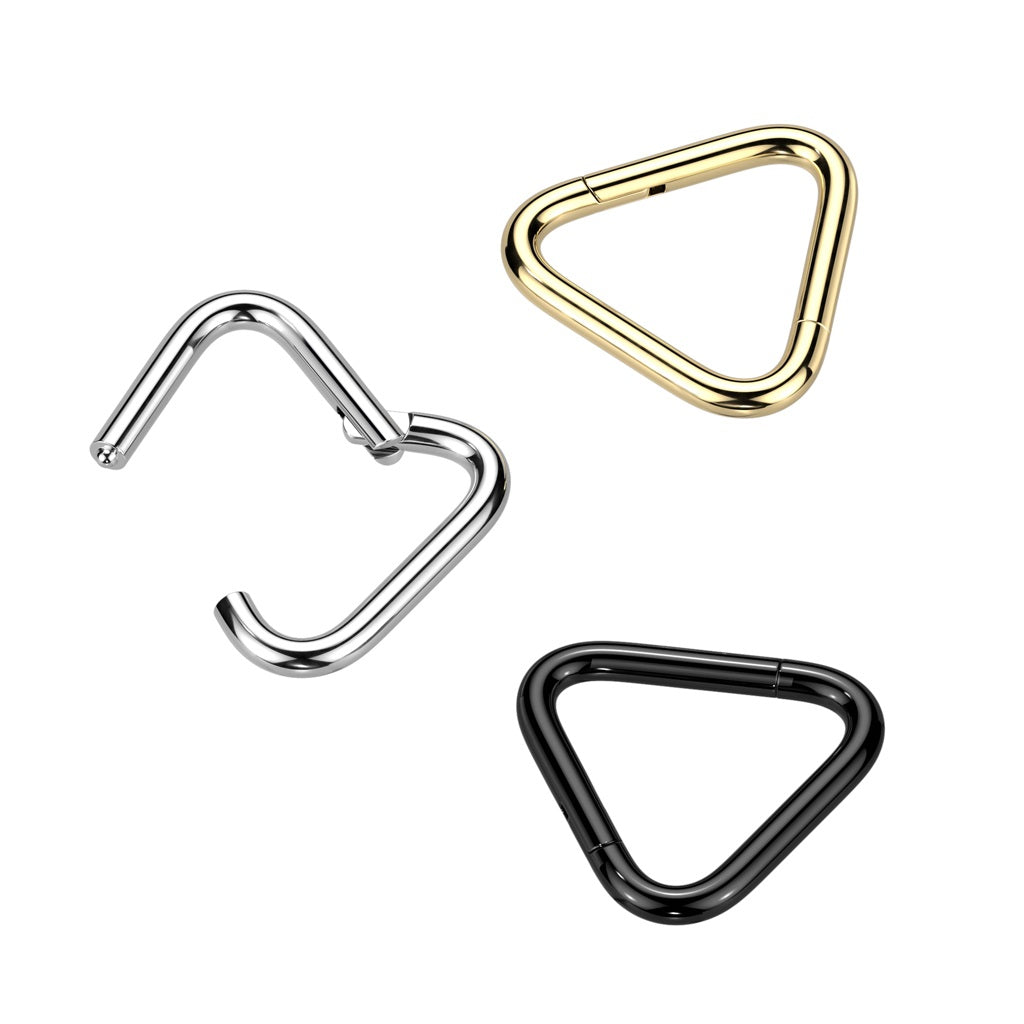 Triangle Shaped Hinged Segment Ring - F136 Implant Grade Titanium