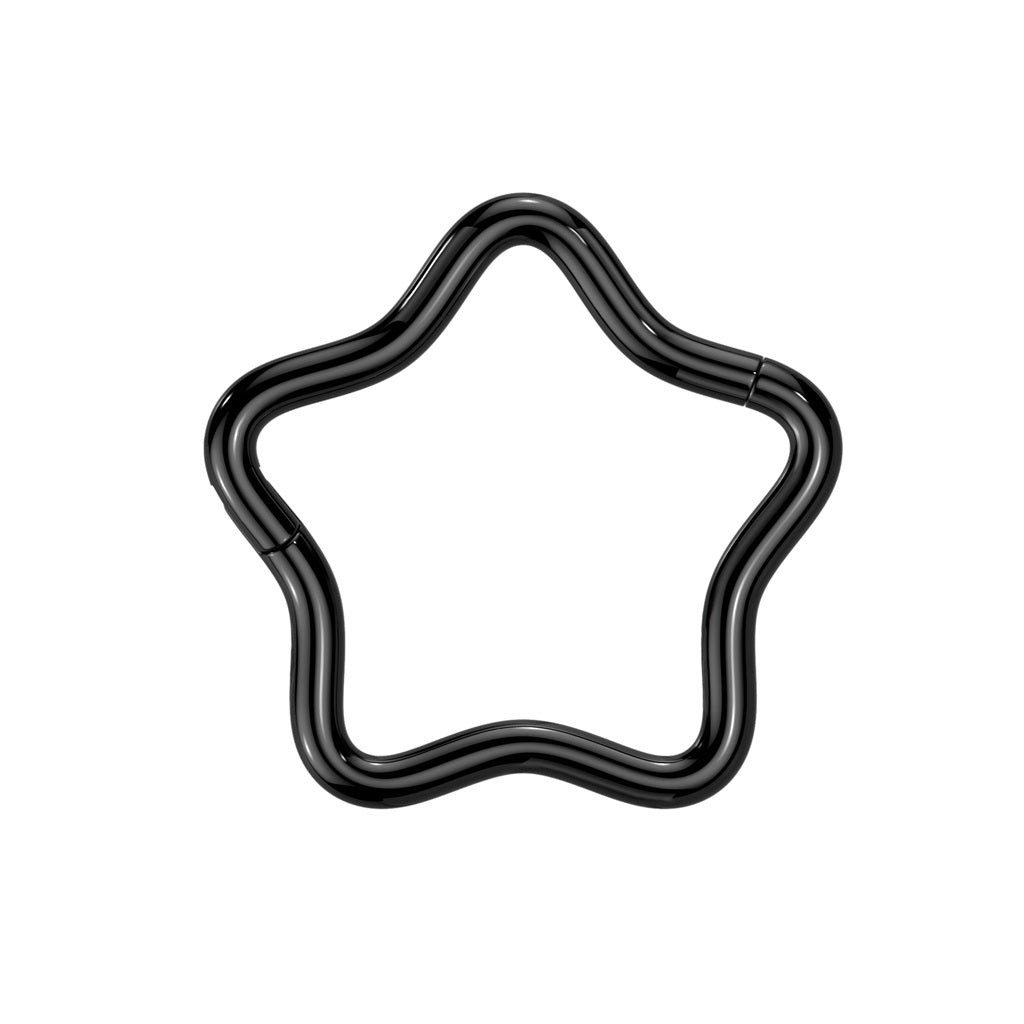 Star Shaped Hinged Segment Ring - F136 Implant Grade Titanium