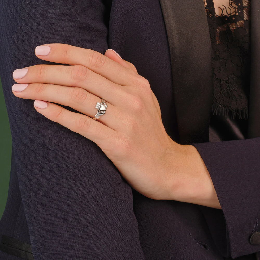 Claddagh Ring - 925 Sterling Silver