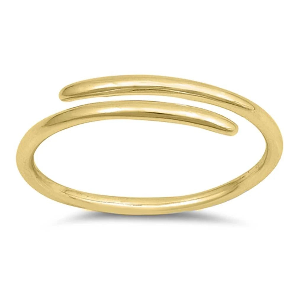 Wrap Ring - Gold Plated 925 Sterling Silver