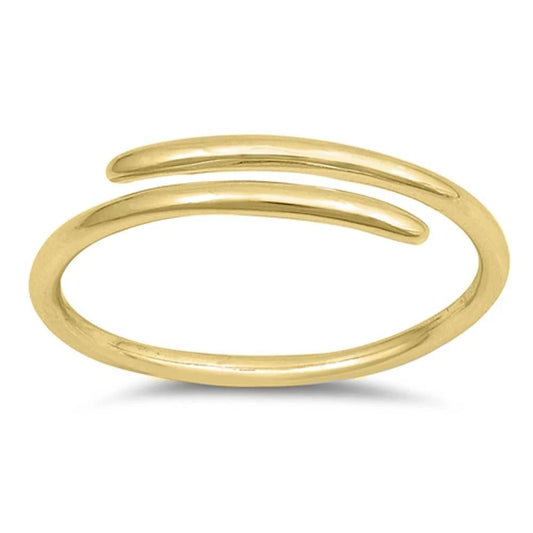 Wrap Ring - Gold Plated 925 Sterling Silver