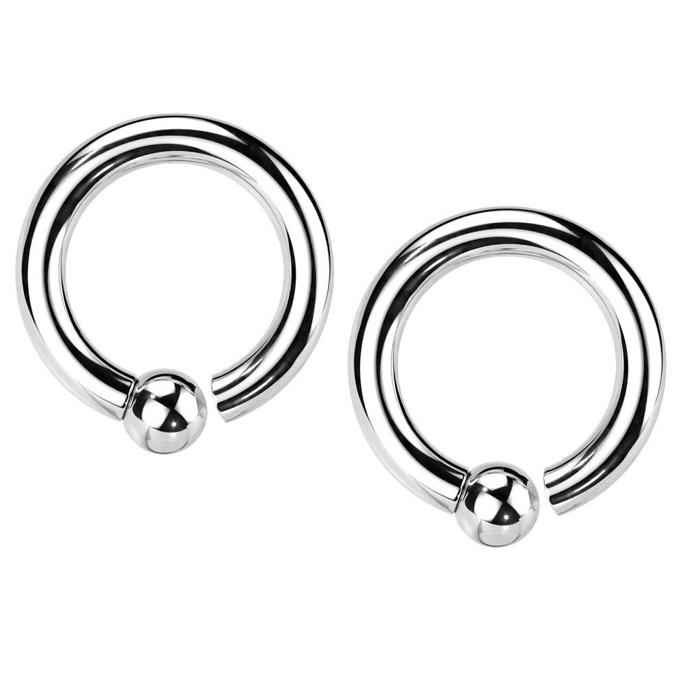 Internally Threaded Ball Captive Bead Ring - G23 Implant Grade Titanium