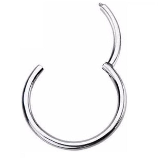 Septum Cartilage Lip Hinged Segment Ring - G23 Titanium