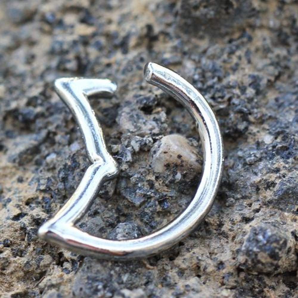 Circular Dolphin Tale Annealed Bendable Ring - 316L Stainless Steel