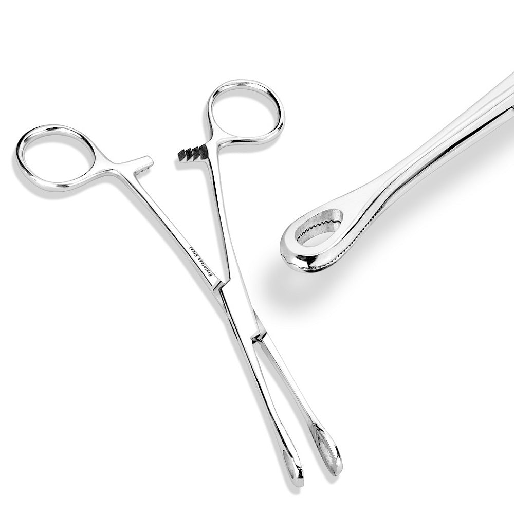 Mini Forester Forceps Body Piercing Tool - Stainless Steel