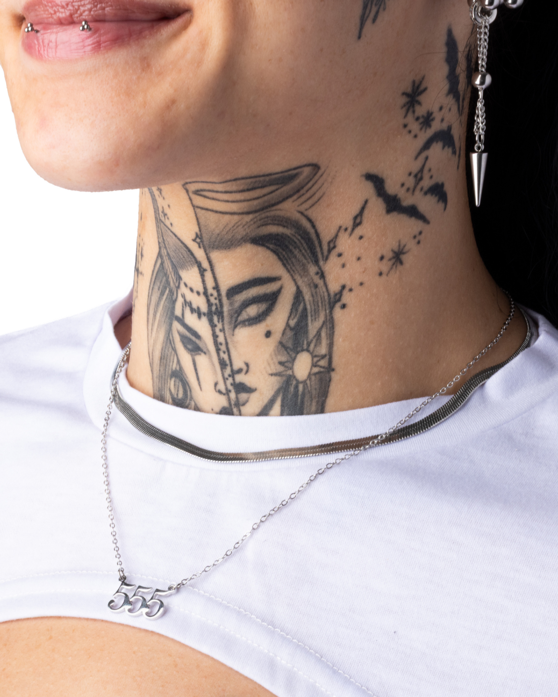 Angel Number Pendant Necklace - 316L Stainless Steel