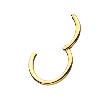 Basic Hinged Segment Clicker Ring - 14kt Gold