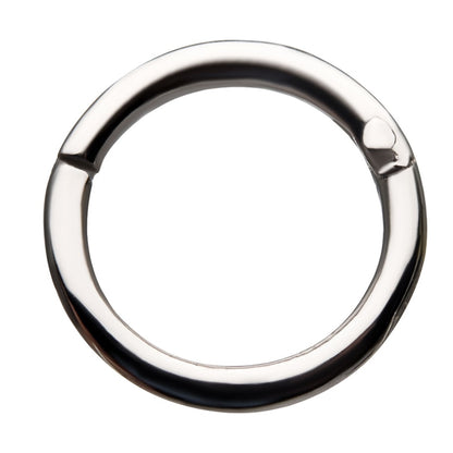 Basic Hinged Segment Clicker Ring - 14kt White Gold