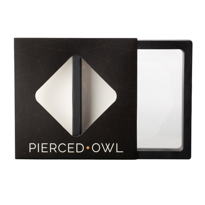 Pierced Owl Transparent Jewelry Display Case