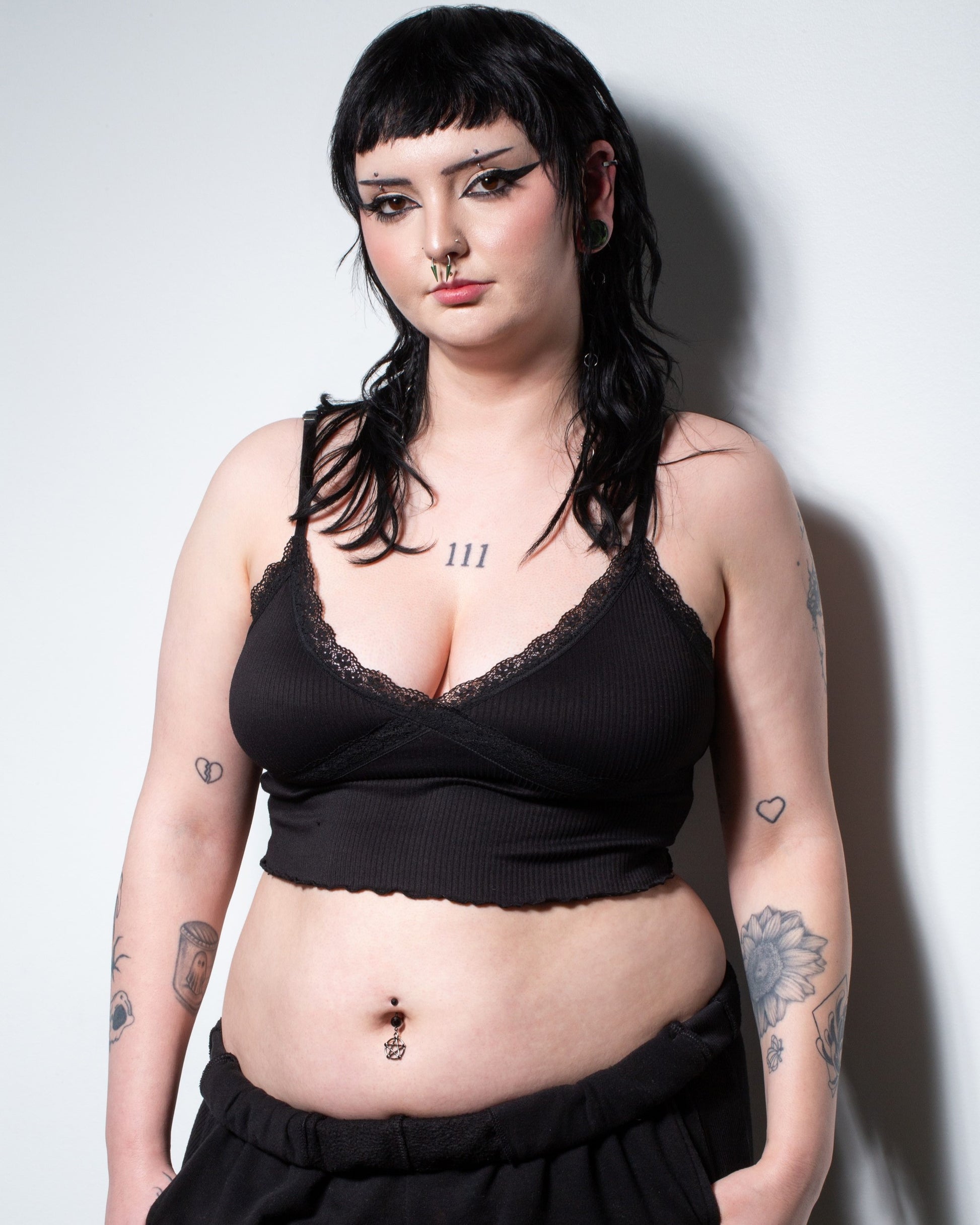 Plus Size Belly Belly Button Piercing On Bigger Belly Plus Size